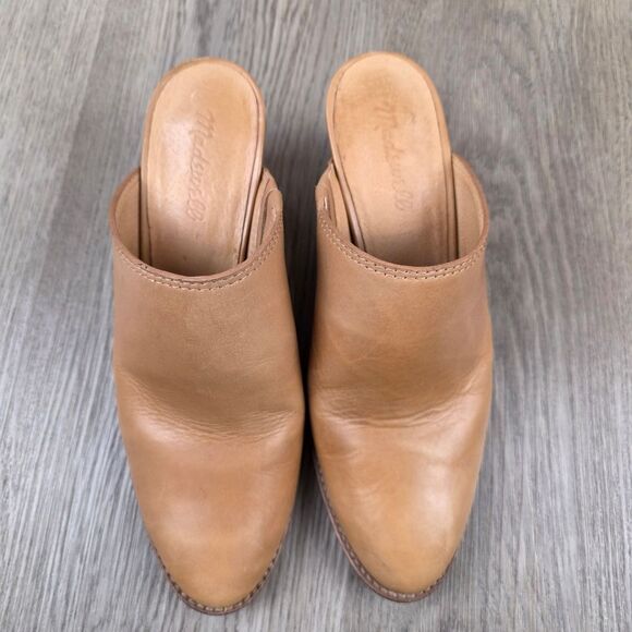 Madewell The Harper Leather Mules Suze 8 - Picture 2 of 8